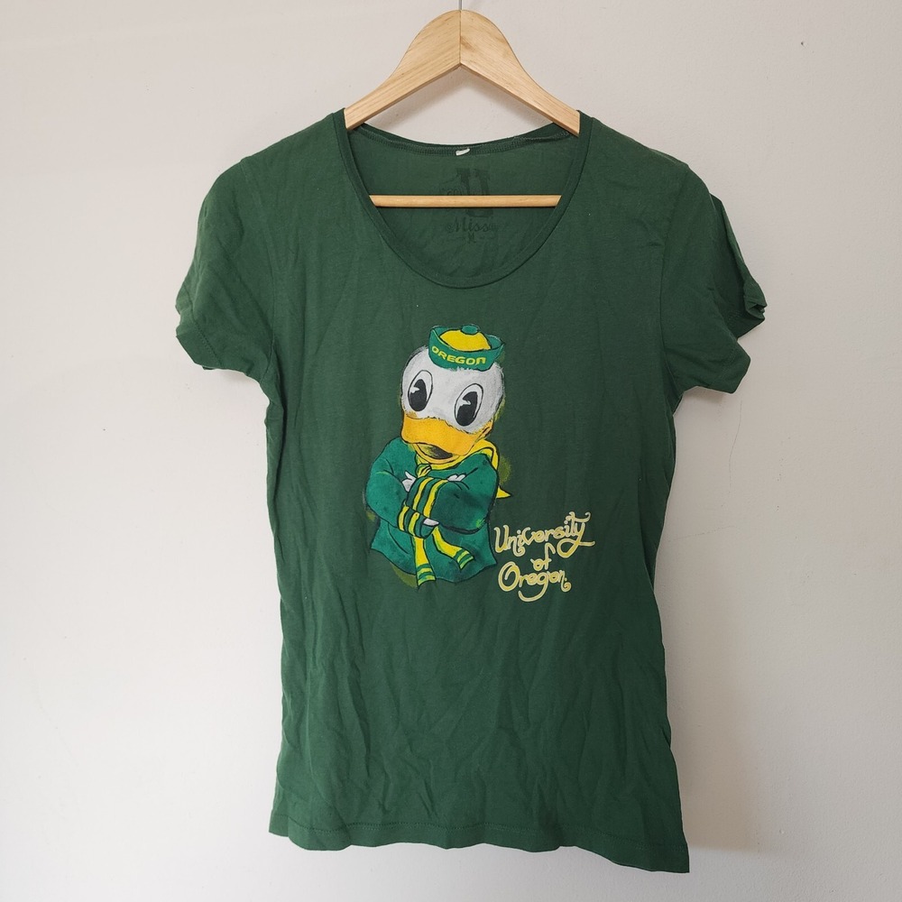 Womens Short Sleeve UO Oregon Ducks Shirt Medium
